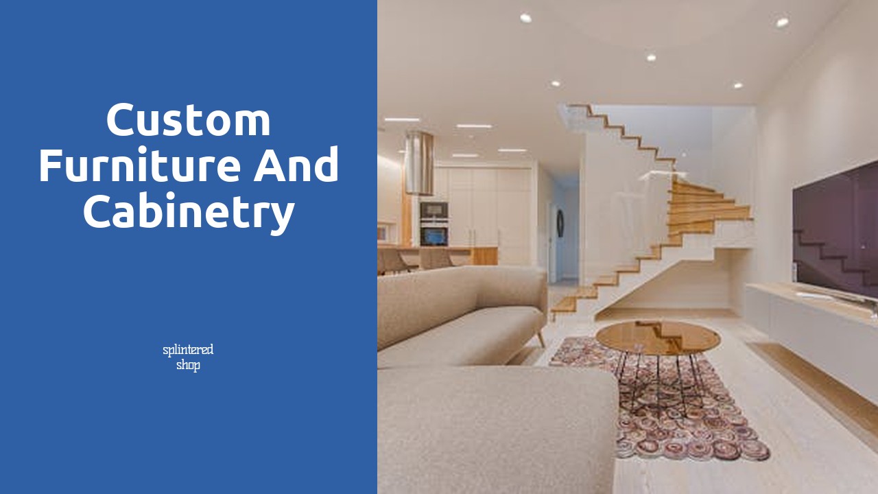 Custom furniture and cabinetry